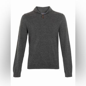 Topman Classy Grey Shawl Collar Men’s Sweater